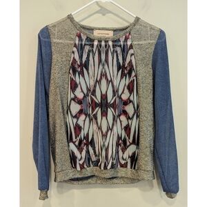 Loyd/Ford Silk Blend Metallic Thread Detail Blouse Size 0